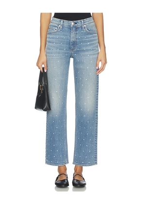 Rag & Bone Harlow Jewel Ankle Straight Jeans in Blue. Size 26. Also in 28, 31, 32, 33, 34.