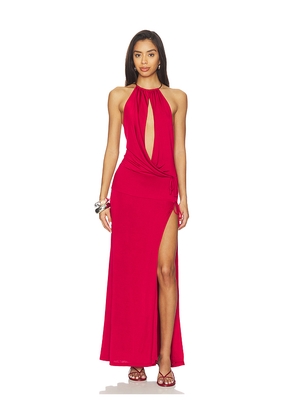 Tiger Mist Tarrin Maxi Dress in Red. Size M. Also in L, S.