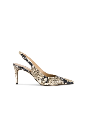 Stuart Weitzman Stuart Power Slingback 75 in Beige. Size 10. Also in 7, 8, 8.5.