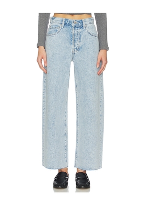 PISTOLA Tate Crop High Rise Wide Jeans in Blue. Size 25. Also in 26, 27, 28, 29, 31, 32, 33.