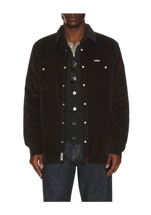 Sendero Provisions Co. The Wyatt Pearl Snap Shirt in Charcoal. Size L. Also in M, S, XL/1X.