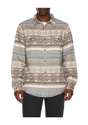 Sendero Provisions Co. Boquillas Shirt in Grey. Size L. Also in M, S, XL/1X.