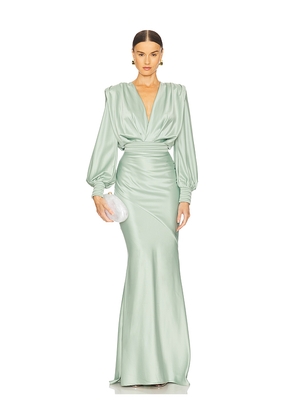 Zhivago Betsy Long Dress in Sage. Size 2. Also in 6.