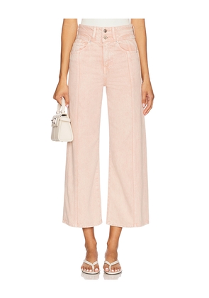 Veronica Beard Taylor Cropped High Rise Wide Leg Jeans in Blush. Size 25. Also in 27.