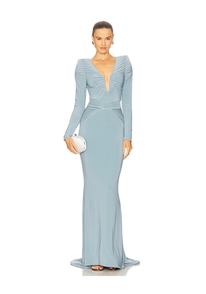 Zhivago Bloom Gown in Baby Blue. Size 2. Also in 4, 6.