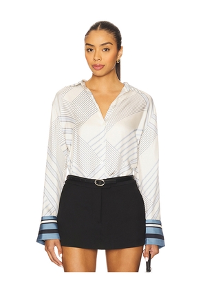 Veronica Beard Delila Blouse in Ivory. Size 14. Also in 16, 2, 4.