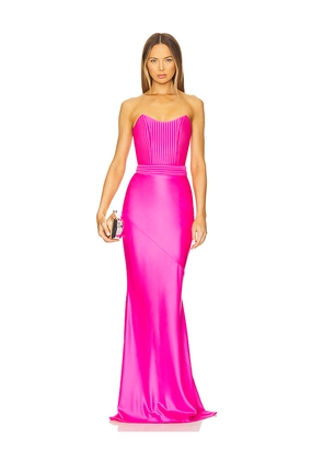 Zhivago Germaine Gown in Fuchsia. Size 10. Also in 2, 8.