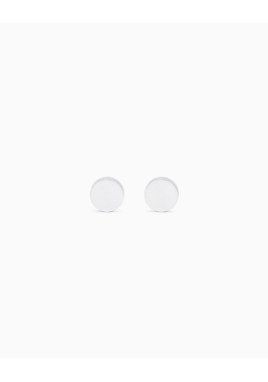 Sterling silver cufflinks with milleraies insert