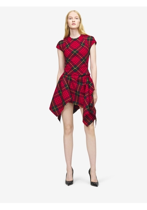 ALEXANDER MCQUEEN - MacQueen Tartan Mini Dress - Item 857557QJAF26120