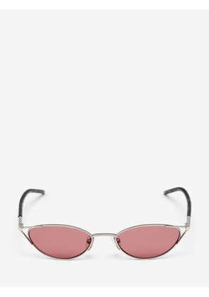 ALEXANDER MCQUEEN - T-Bar Sleek Cat-eye Sunglasses - Item 861674I33311276