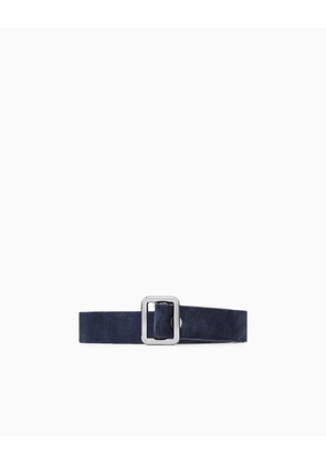 Suede belt