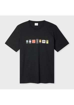 Paul Smith Paul Smith x Oasis - Black Guitar Pedals Print T-Shirt