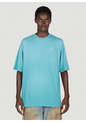 Acne Studios Face Patch Short Sleeve T-shirt - Man T-shirts Green M