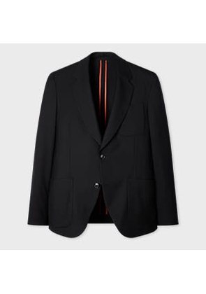 Paul Smith A Suit To Travel In - Black Wool Patch-Pocket Blazer