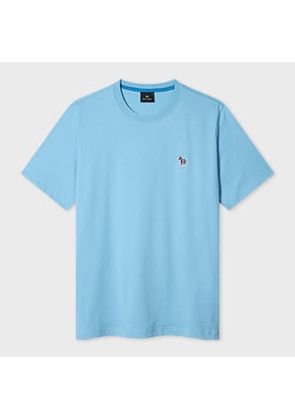 PS Paul Smith Sky Blue Organic Cotton Zebra Logo T-Shirt