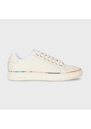 Paul Smith Women's White Leather 'Dusky Swirl' Rand 'Lapin' Trainers