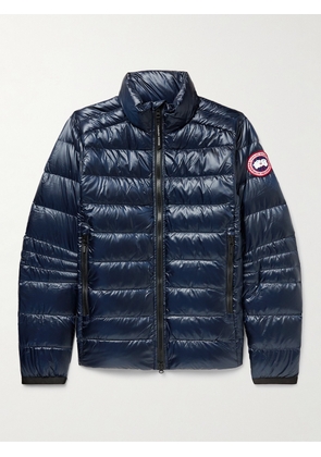 Canada Goose - Crofton Slim-Fit Quilted Recycled Nylon-Ripstop Down Jacket - Men - Blue - XS