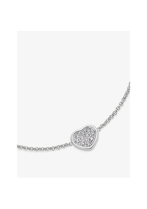 Chopard My Happy Hearts 18ct White-Gold and 0.12ct Brilliant-Cut Diamond Bracelet