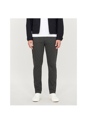 Mens Paige Stafford Slim-Fit Tapered-Leg Stretch-Jersey Trousers