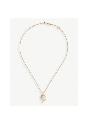 Chopard Happy Diamonds Icons 18ct Rose-Gold and 0.05ct Round-Cut Diamond Pendant Necklace