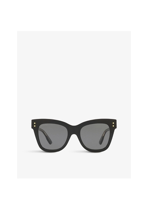 Womens Gucci Gg1082S Cat-Eye Acetate Sunglasses