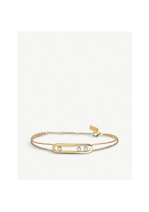 Messika Move Classique 18ct Yellow-Gold and 0.25ct Brilliant-Cut Diamond Bracelet
