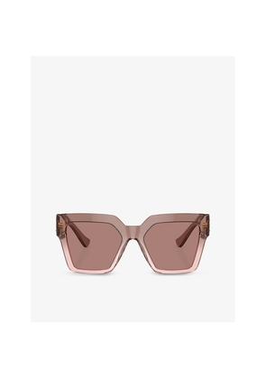 Womens Versace Ve4458 Butterfly-Frame Acetate Sunglasses