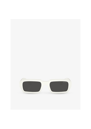 Prada Pr A12S Irregular-Frame Acetate Sunglasses