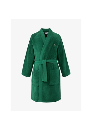 Mens Lacoste Defile Cotton Bathrobe