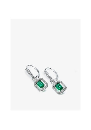 Womens Carat London Moxie Sterling-Silver and Cubic Zirconia Earrings