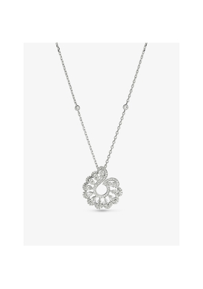 Chopard Precious Lace Vague 18ct White-Gold 1.24ct Round-Cut Diamond Pendant Necklace
