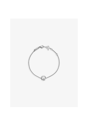 Chopard Happy Diamonds Icons 18ct White-Gold and 0.05ct Diamond Bracelet