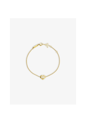 Chopard Happy Diamonds Icons 18ct Yellow-Gold and 0.05ct Diamond Bracelet
