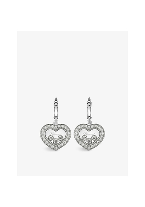 Chopard Happy Diamonds 18ct White-Gold and Diamond Earrings