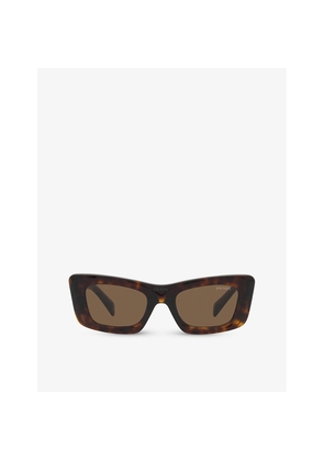 Womens Prada Pr 13Zs Cat-Eye Acetate Sunglasses