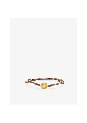 Womens La Maison Couture x Niin Gaia Wax Cord and Rose Gold-Plated Brass Bracelet