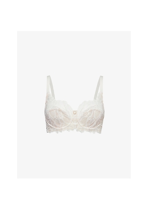Womens Panache Allure Wired Floral-Lace Bra