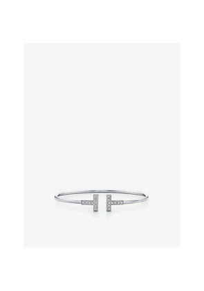 Tiffany & Co T Wire Diamond and 18ct White-Gold Bracelet