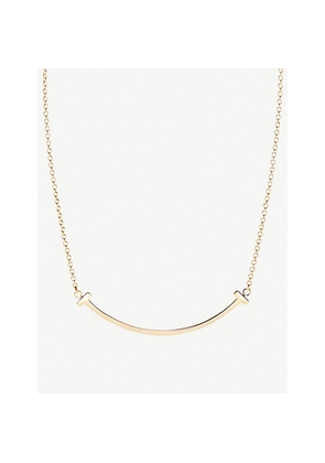 Mens Tiffany & Co Tiffany T Smile 18ct Yellow-Gold Necklace