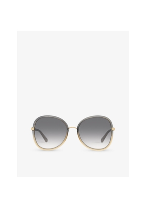 Womens Chloe Ch0030S Butterfly-Frame Acetate Sunglasses