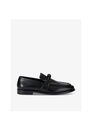 Mens Bottega Veneta Astaire Knot Slip-On Leather Loafers