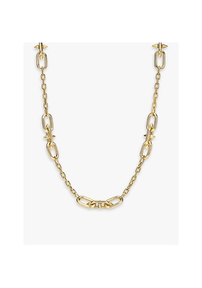 Tiffany & Co Titan By Pharrell Williams Medium Link Station 18ct Yellow-Gold Necklace