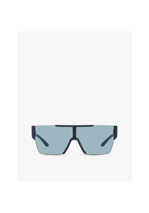 Mens Burberry Be4291 Aviator-Frame Tinted Nylon Sunglasses