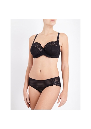 Womens Panache Envy Stretch-Lace Underwired Balconette Bra