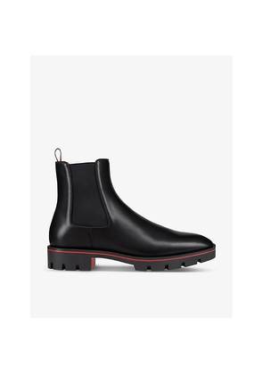 Mens Christian Louboutin Alpinosol Leather Chelsea Boots