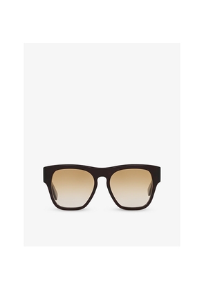 Womens Chloe Ch0149S Square-Frame Tortoiseshell Acetate Sunglasses