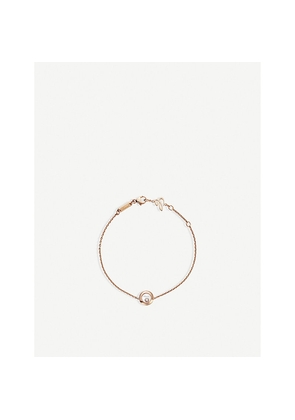 Chopard Happy Diamonds Icons 18ct Rose-Gold and Diamond Bracelet