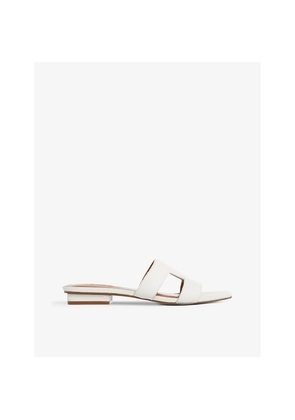 Womens Dune Loupe Cut Out-Strap Leather Sandals