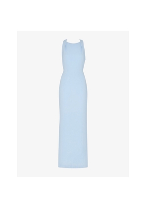 Womens Whistles Tie Back Stretch-Crepe Maxi Dress