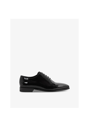 Mens Reiss Mead Lace-Up Patent-Leather Shoes